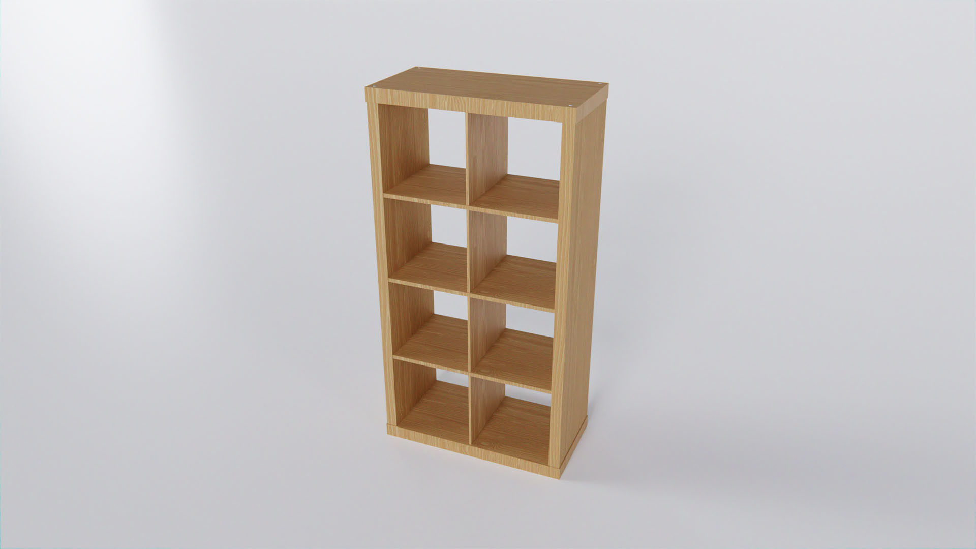 IKEA KALLAX 77x147 cm Low-poly 3D model_2