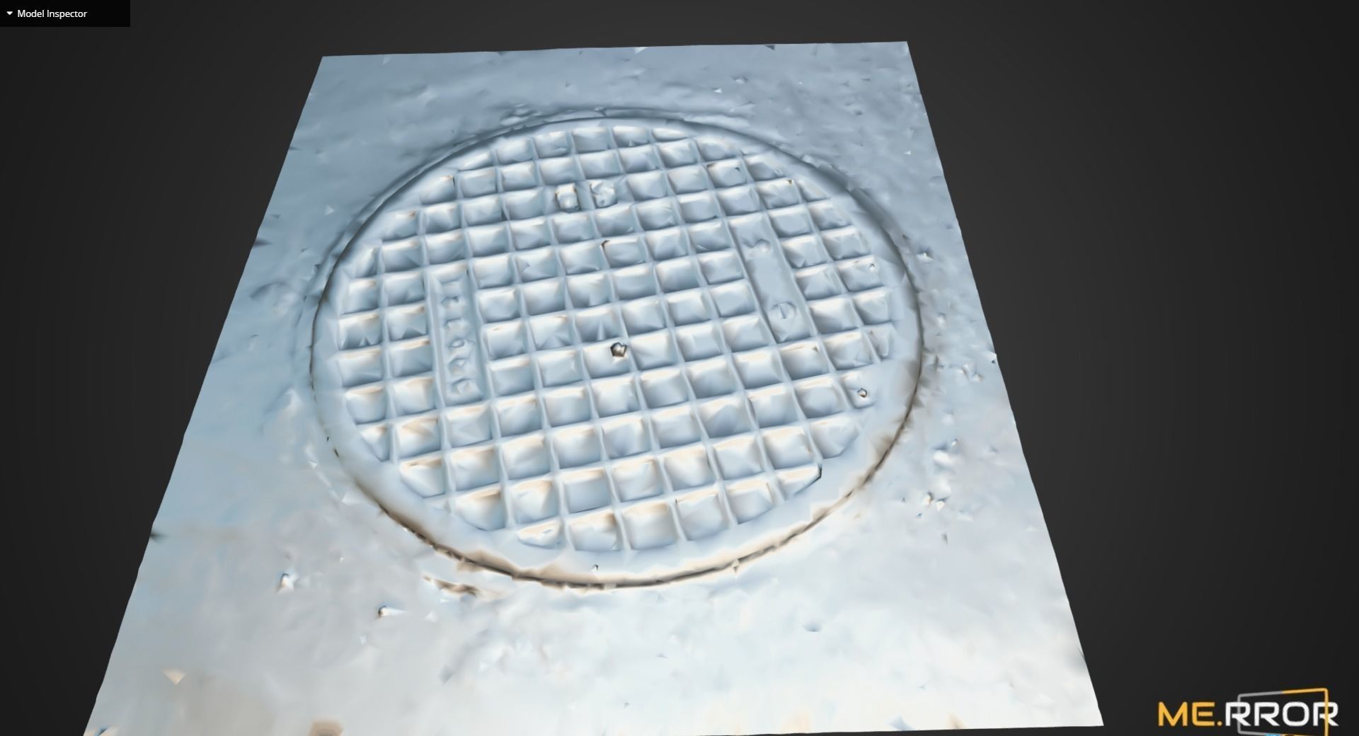 Manhole Cover1 Low-poly 3D model_7
