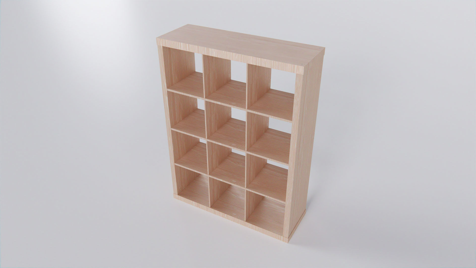 IKEA KALLAX 112x147 cm Low-poly 3D model_3