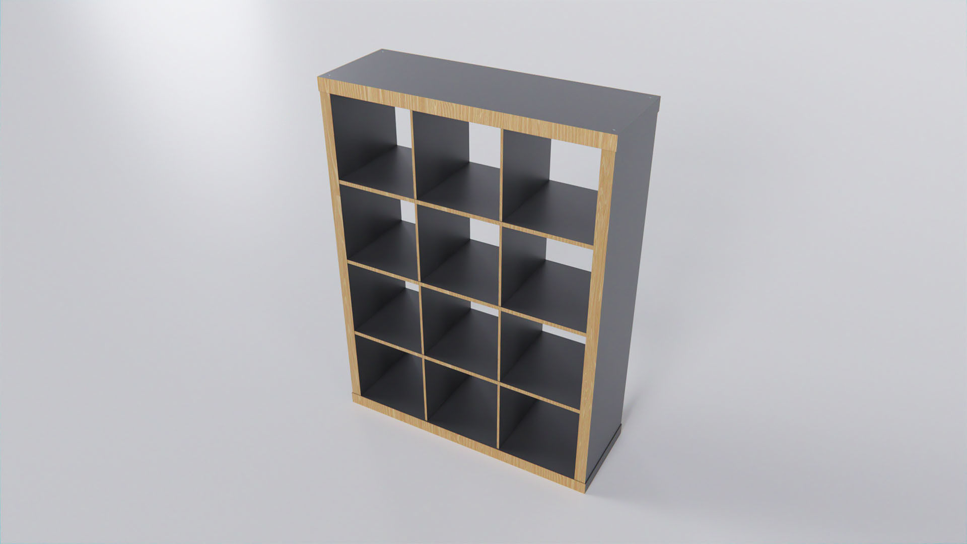 IKEA KALLAX 112x147 cm Low-poly 3D model_1