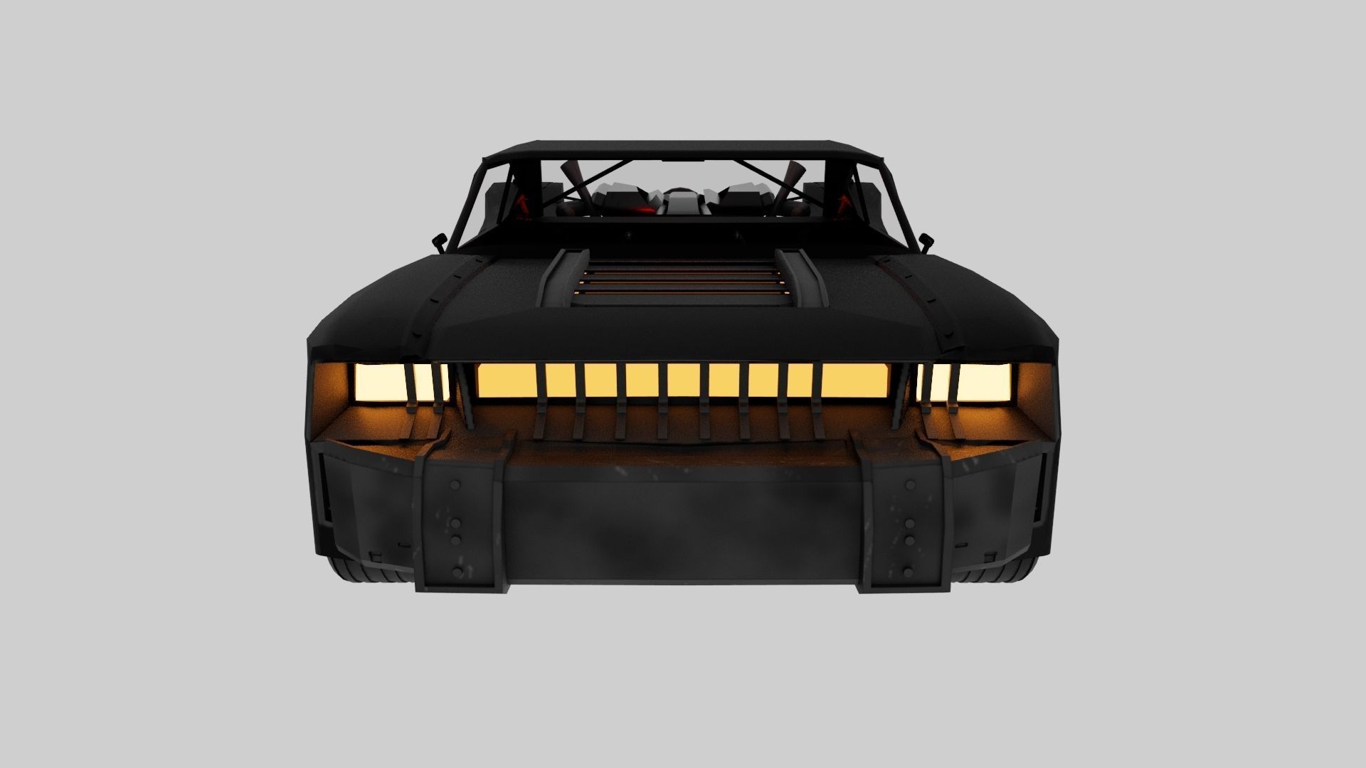 The Batman 2022 batmobile  3D model_4