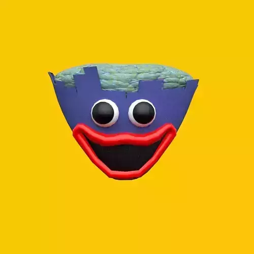 Huggy Wuggy Triple Set 3D Models Low-poly 3D model