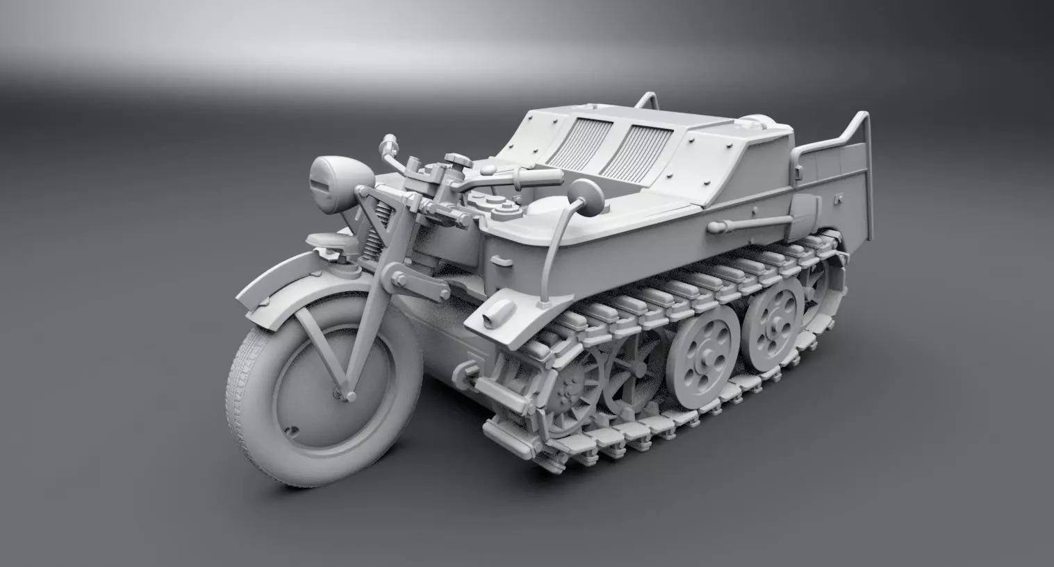 SdKfz 2 Ketttenkrad Scale model 3D print model
