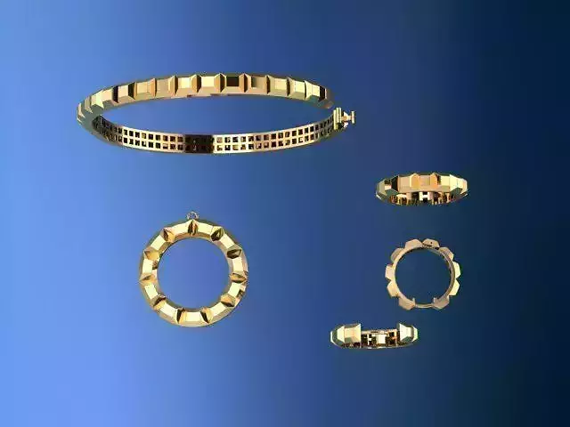 new set of four clou de paris bangle boucheron