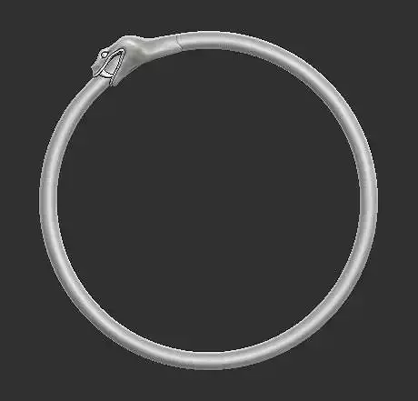 Snake Bangle  3D print model