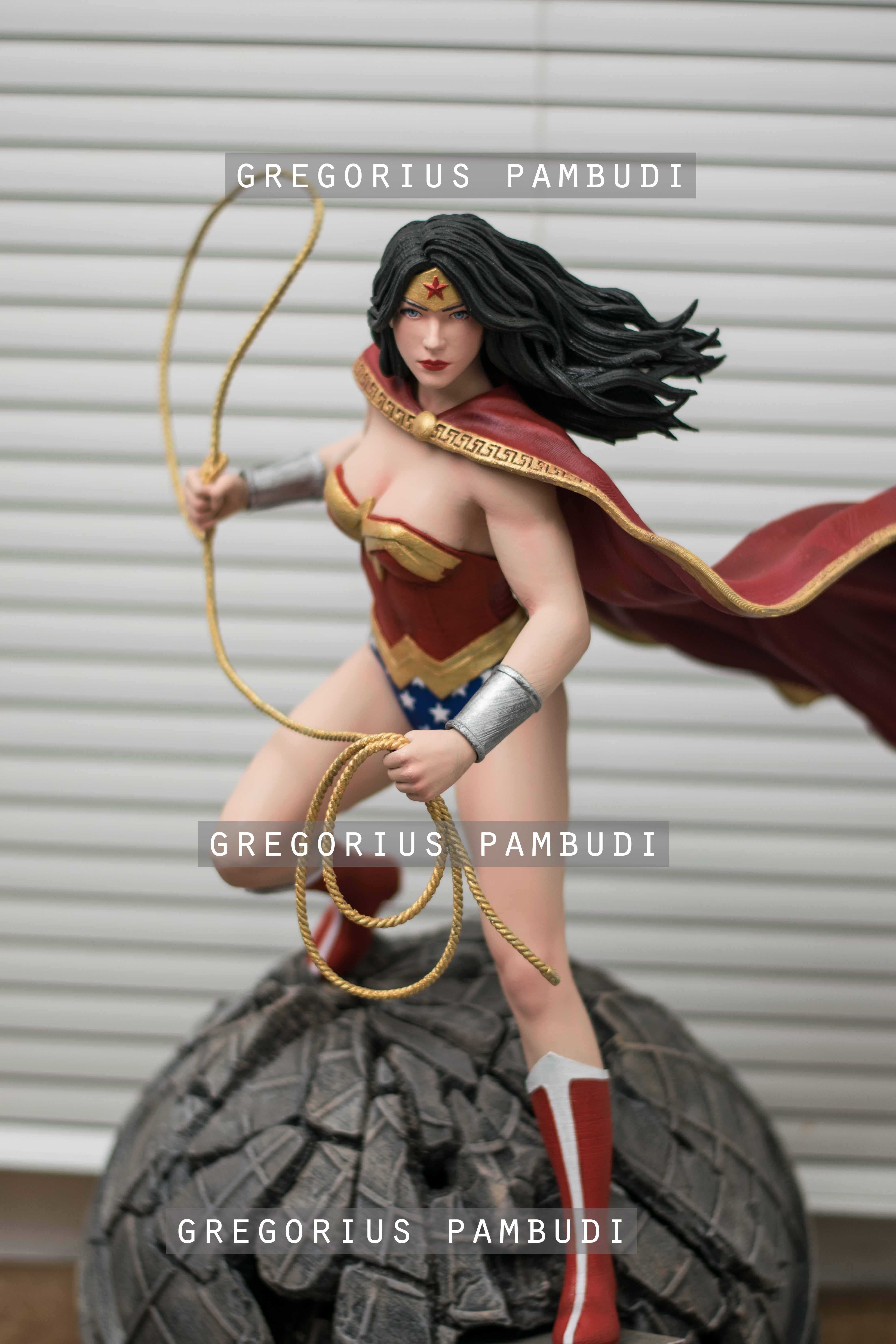 Wonder Woman Fan Art Statue 3d Printable 3D print model_14