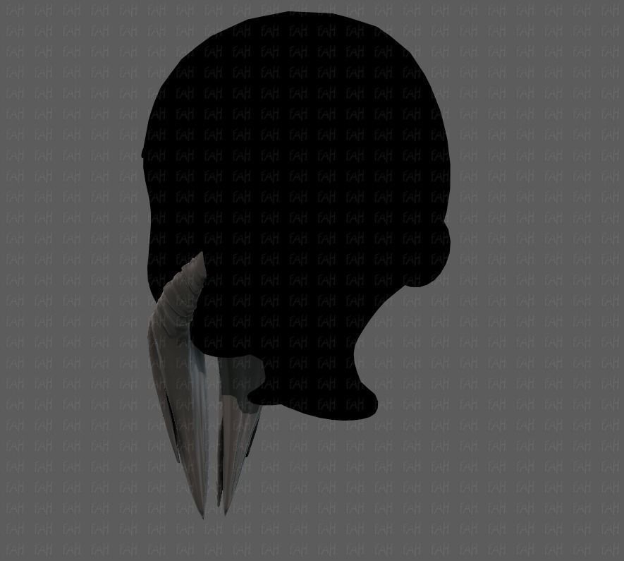 Beard V40 Low-poly 3D model_22