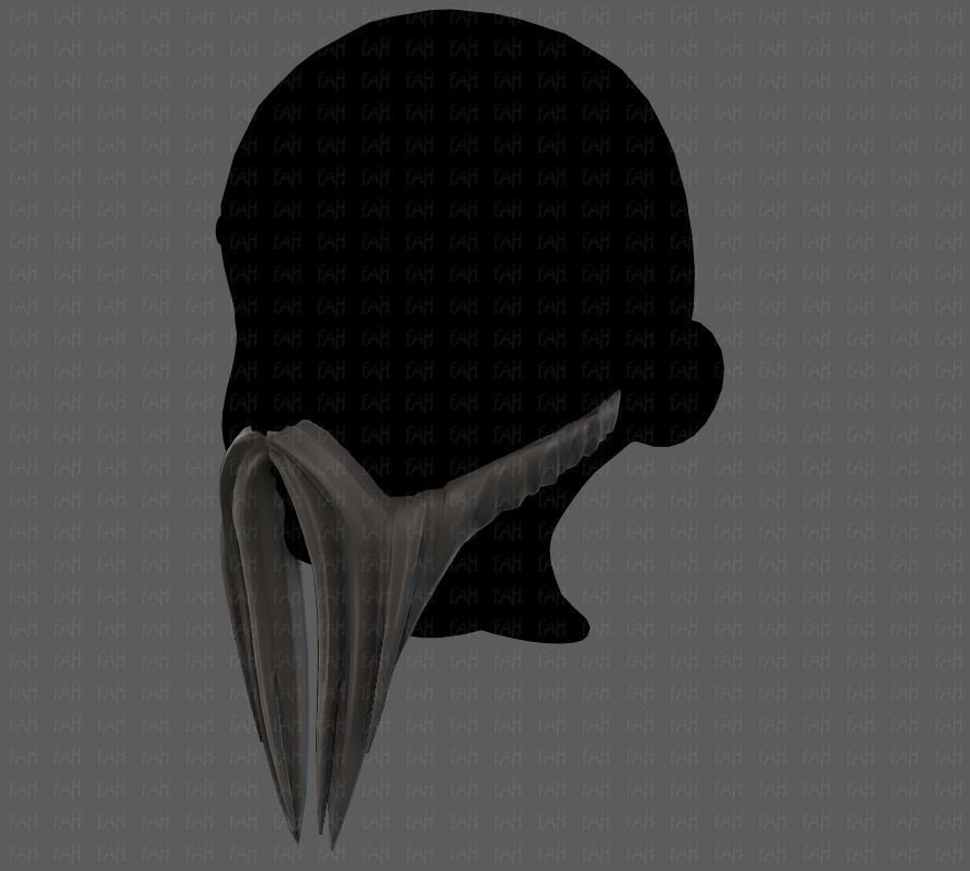 Beard V40 Low-poly 3D model_24