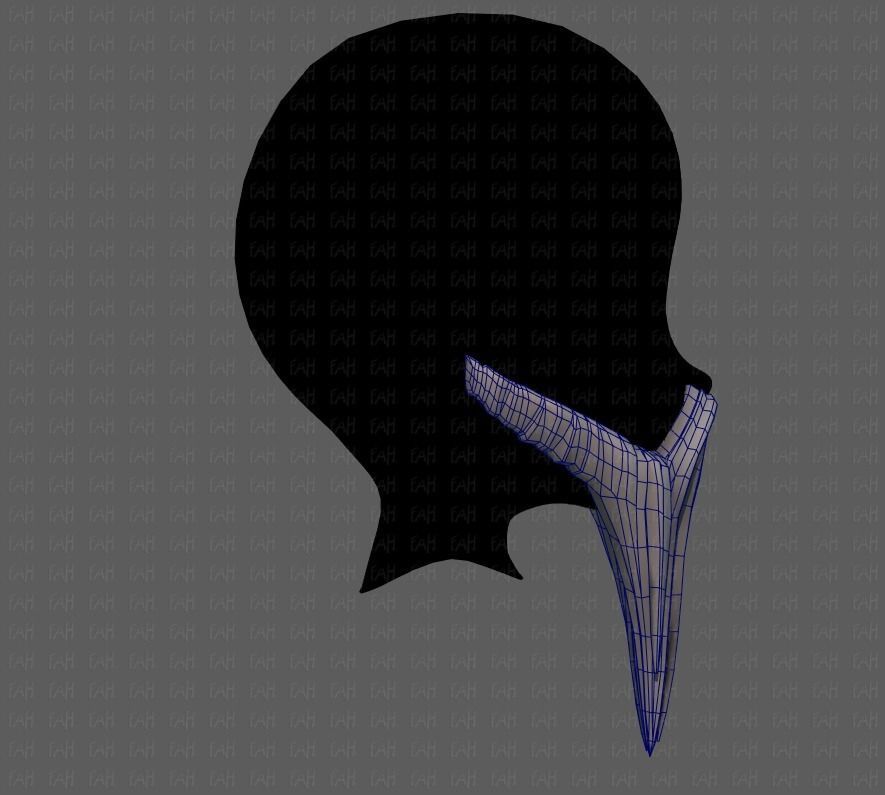 Beard V40 Low-poly 3D model_27