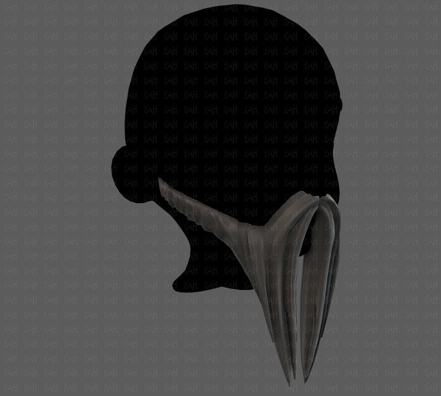 Beard V40 Low-poly 3D model_18