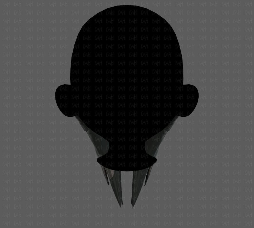 Beard V40 Low-poly 3D model_21