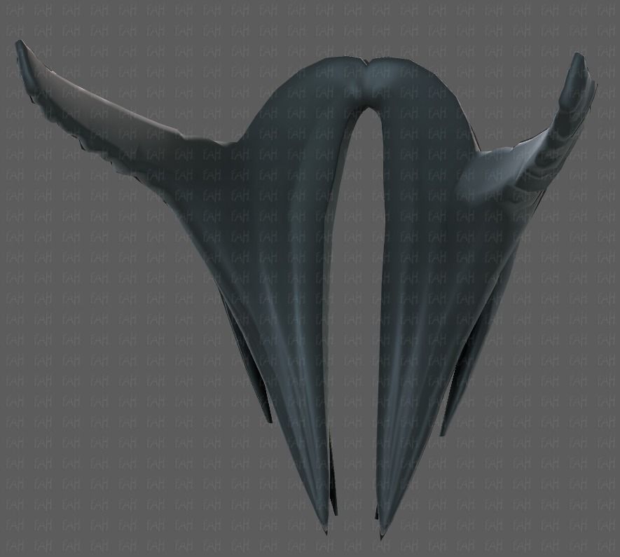 Beard V40 Low-poly 3D model_43