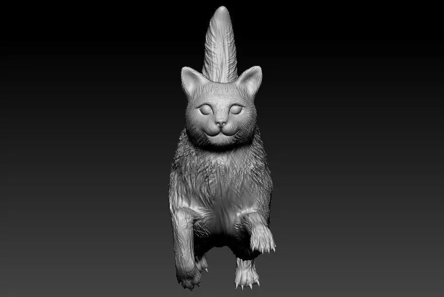 rag doll Cat 3D print model_0