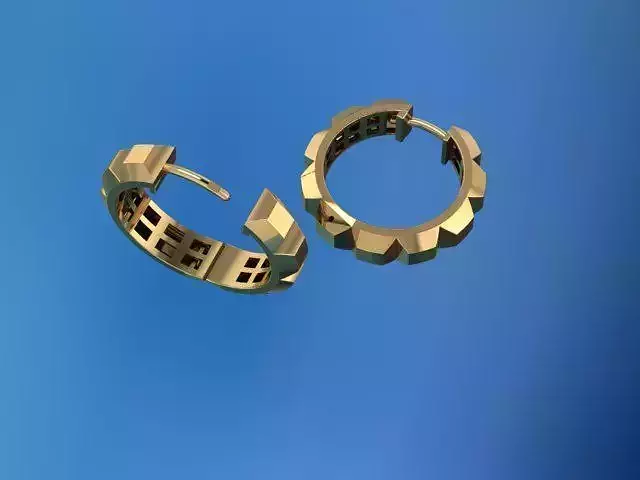 quatre clou de paris bangle earrings