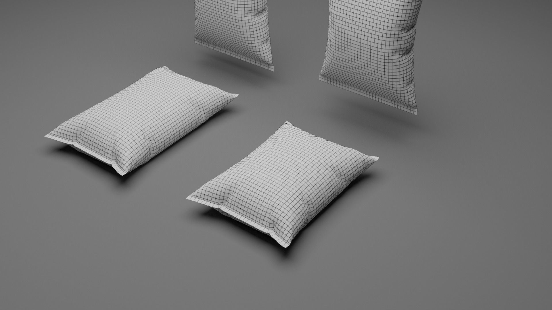 Chips Packet Pack Low-poly 3D model_11