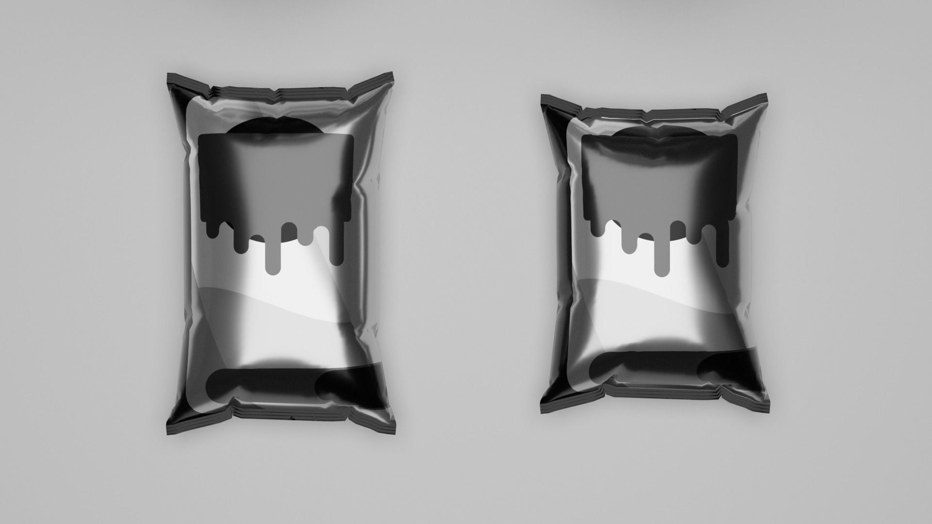 Chips Packet Pack Low-poly 3D model_8
