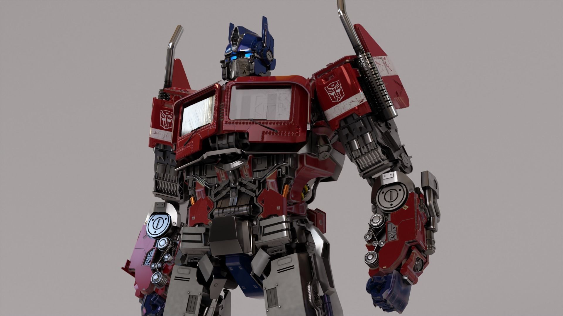 3D Optimus Prime from the Bumblebee movie 3D model_7
