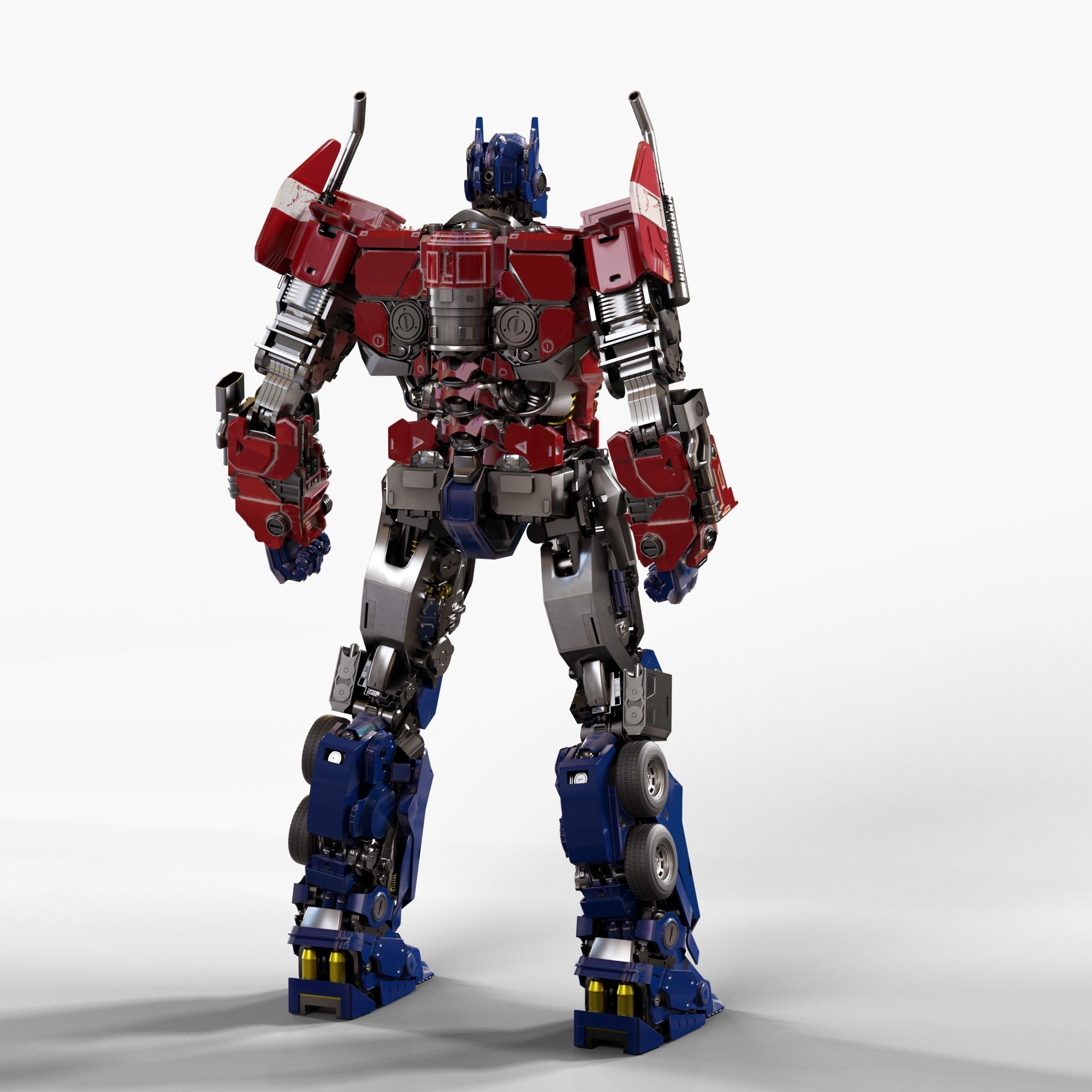 3D Optimus Prime from the Bumblebee movie 3D model_2