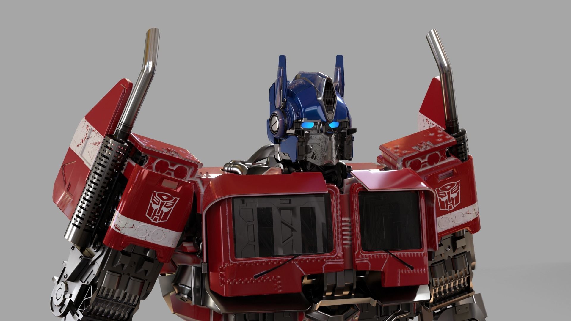 3D Optimus Prime from the Bumblebee movie 3D model_6