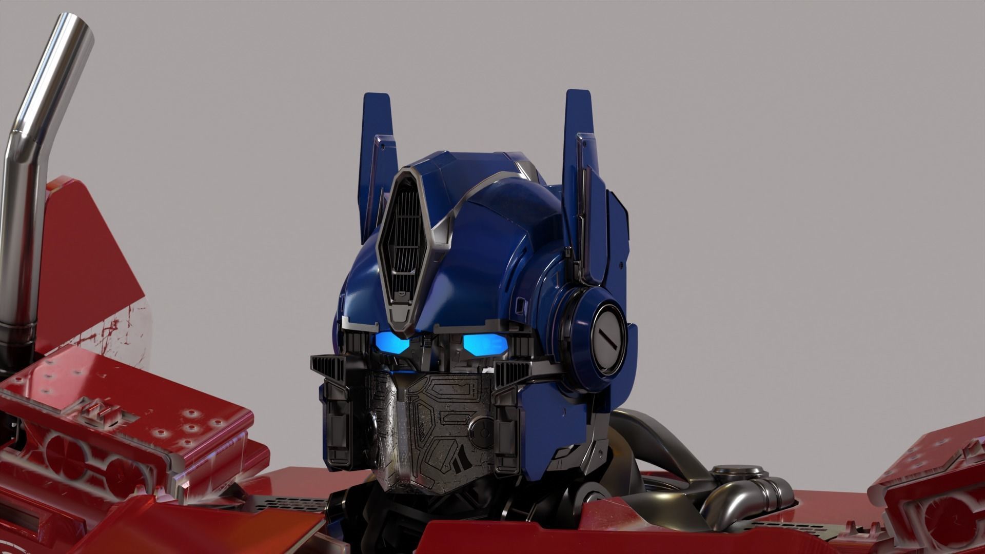 3D Optimus Prime from the Bumblebee movie 3D model_5