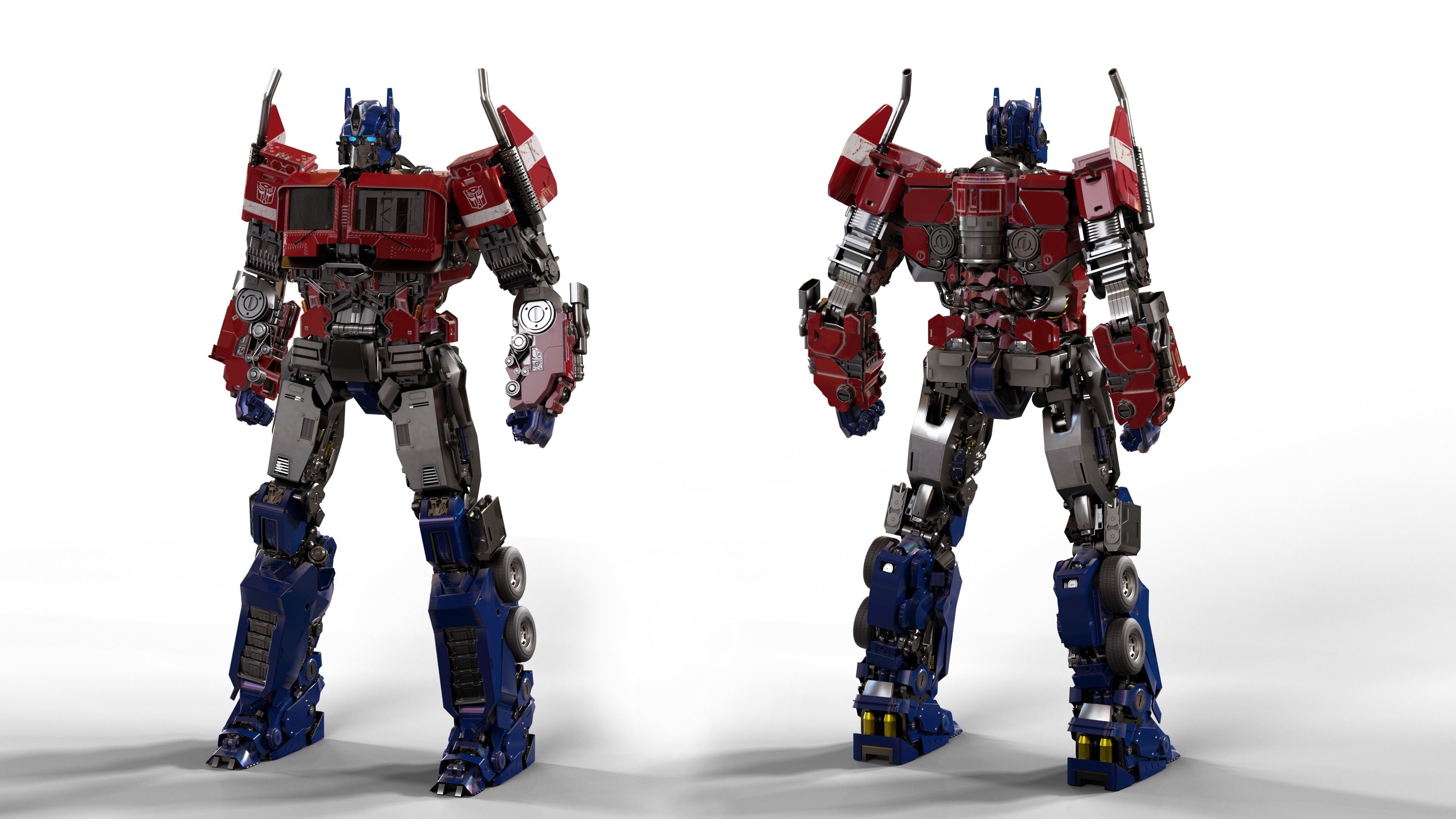3D Optimus Prime from the Bumblebee movie 3D model_3