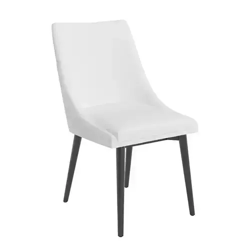 Faux Leather Upholstered Chair 3D model