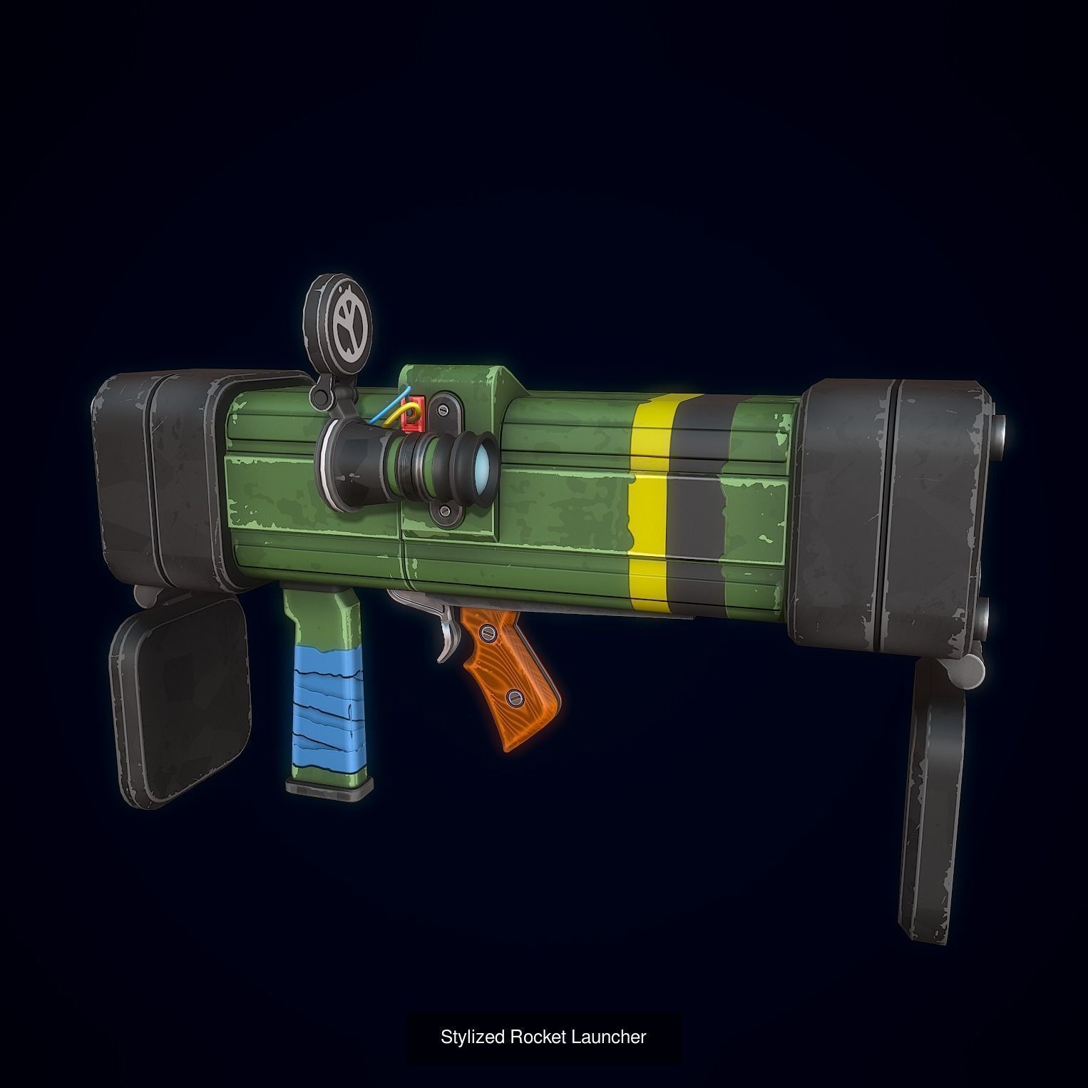 Collection of Stylized Weapons _17