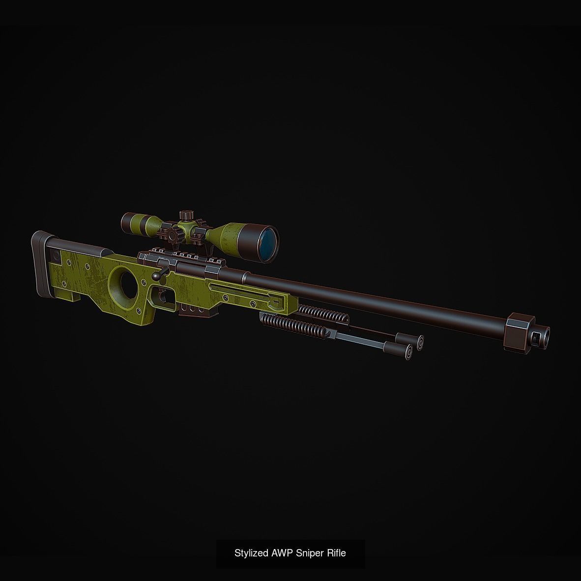 Collection of Stylized Weapons _14