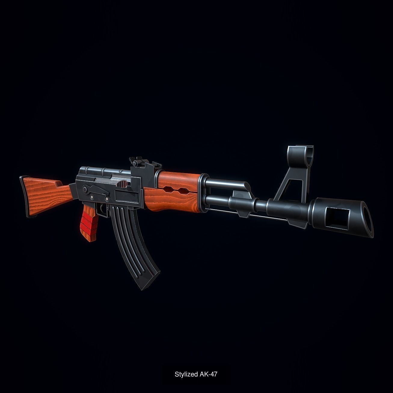 Collection of Stylized Weapons _16