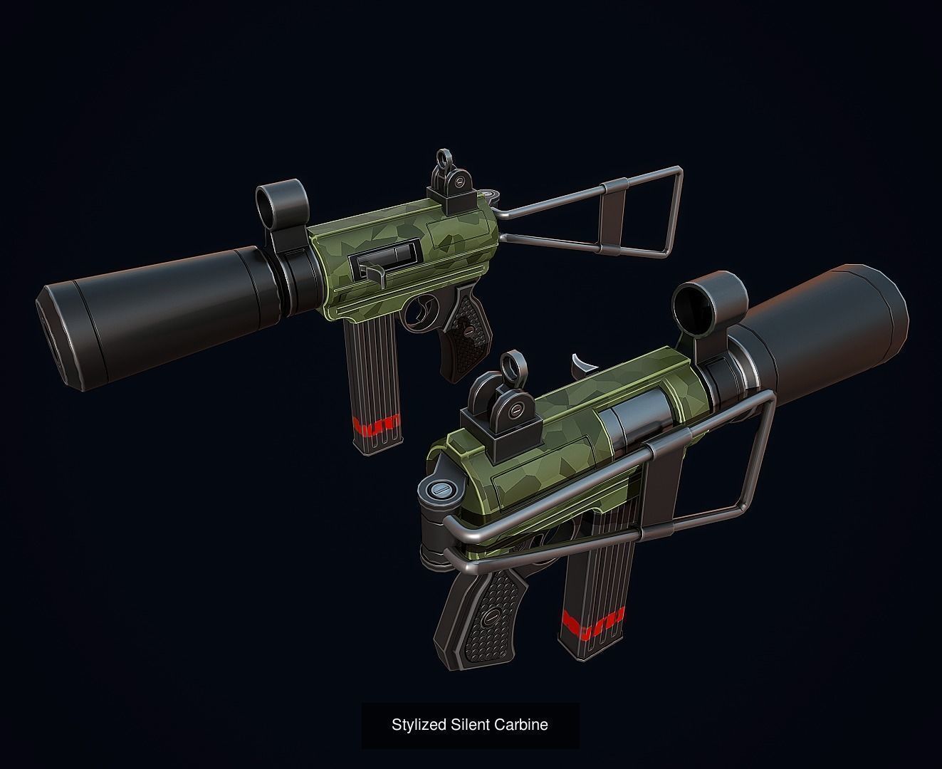 Collection of Stylized Weapons _13