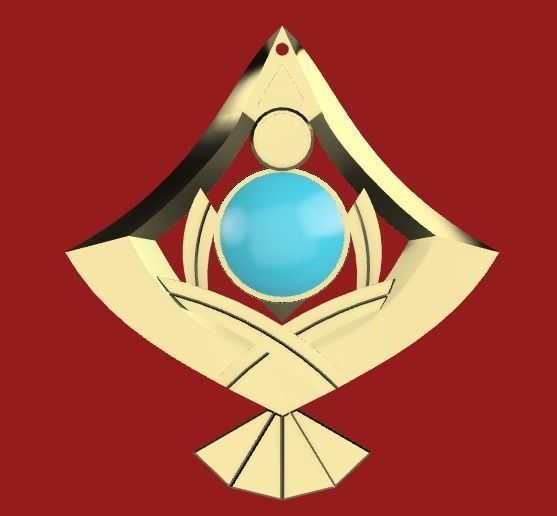 Genshin Impact - Yae Miko earrings set 3D print model_4