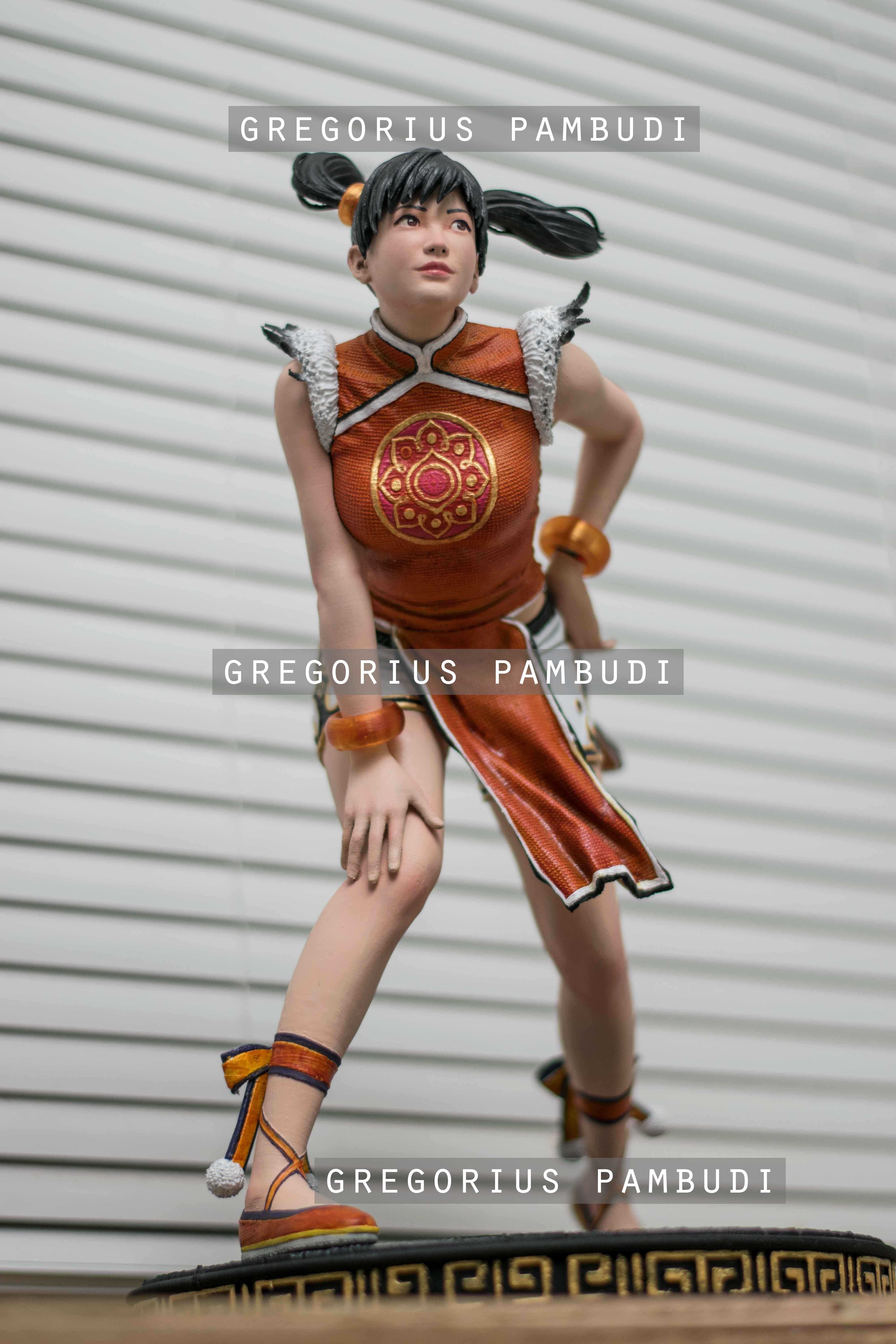 Ling Xiaoyu Tekken Fan Art Statue 3d Printable 3D print model_13