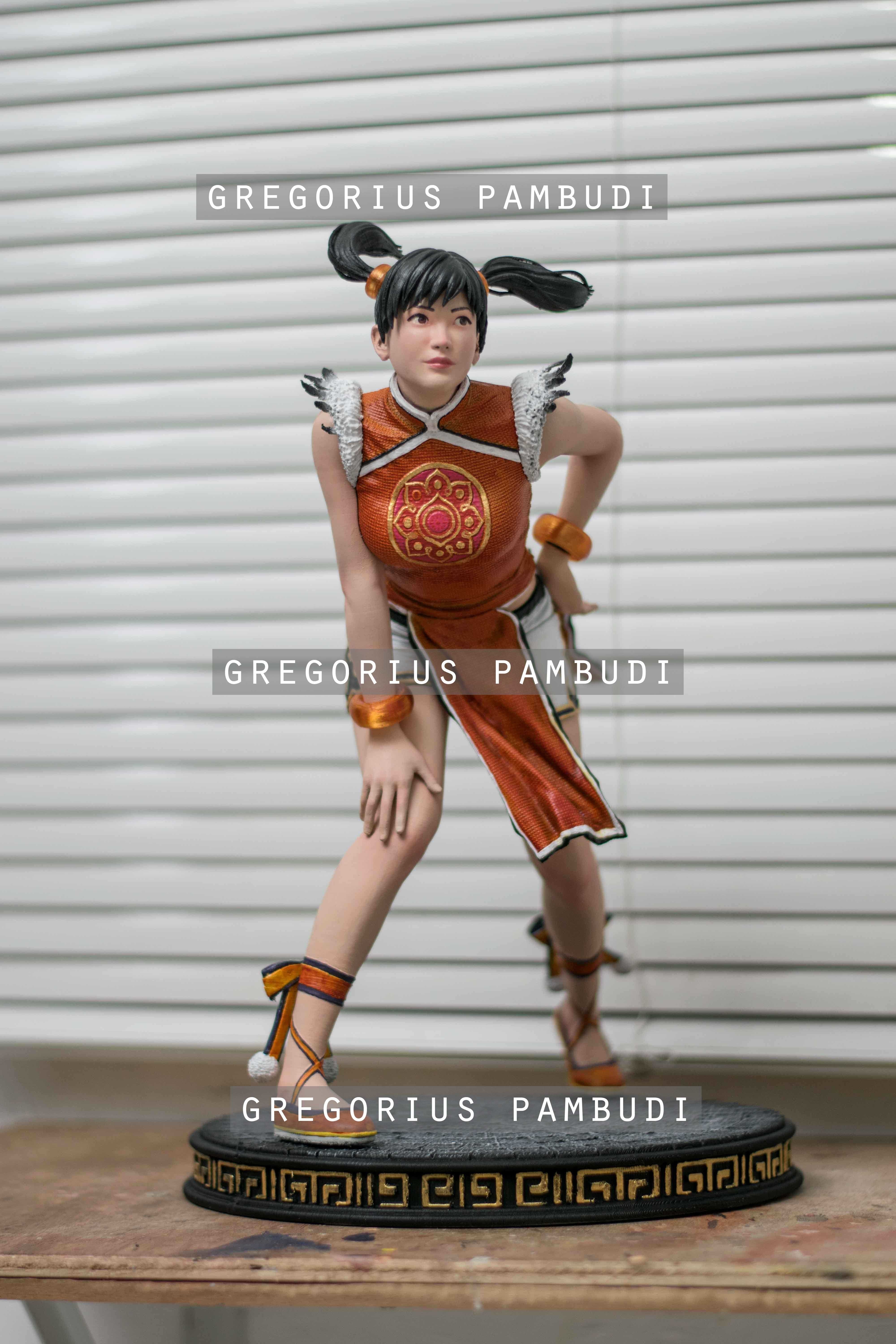 Ling Xiaoyu Tekken Fan Art Statue 3d Printable 3D print model_5