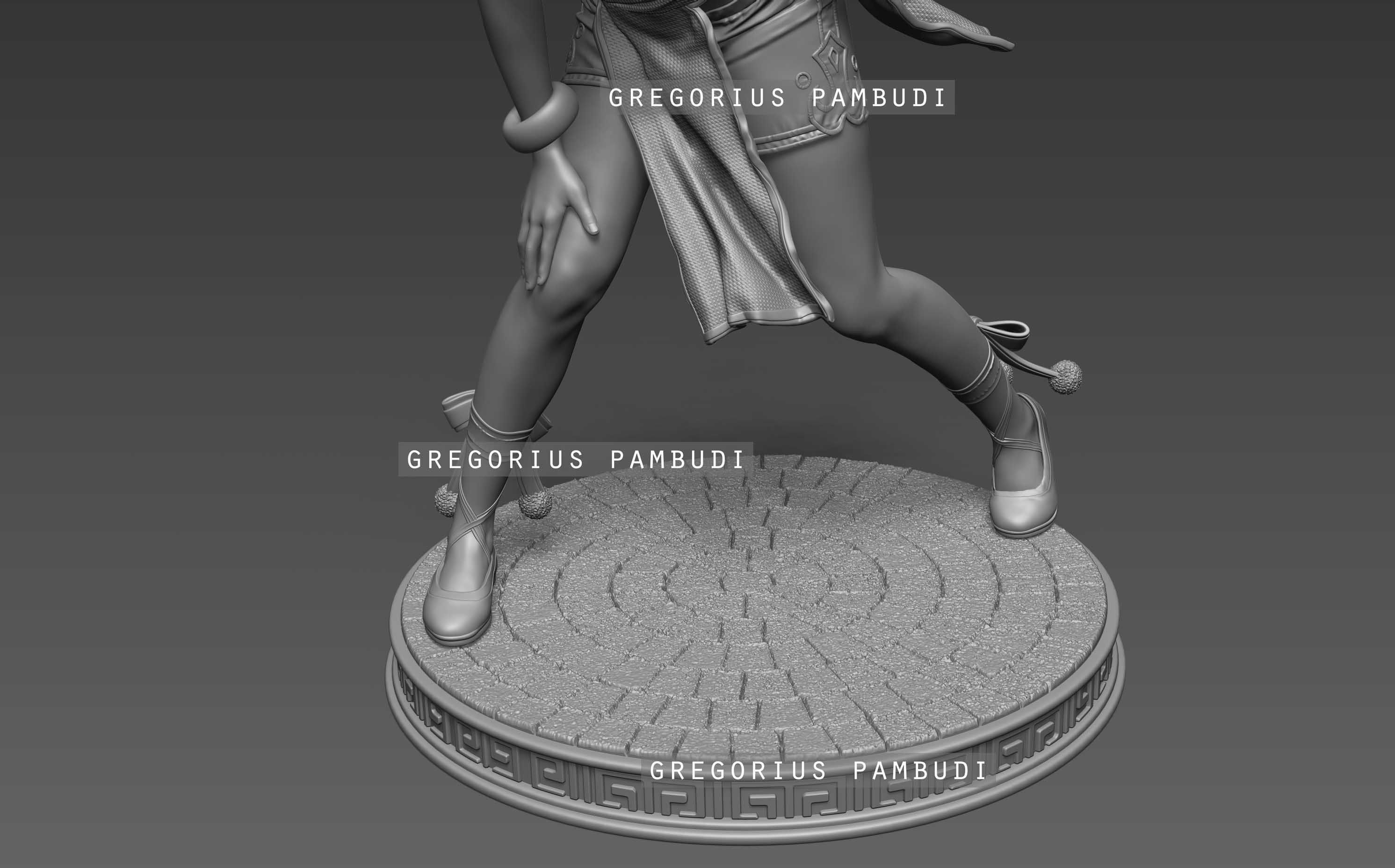 Ling Xiaoyu Tekken Fan Art Statue 3d Printable 3D print model_23