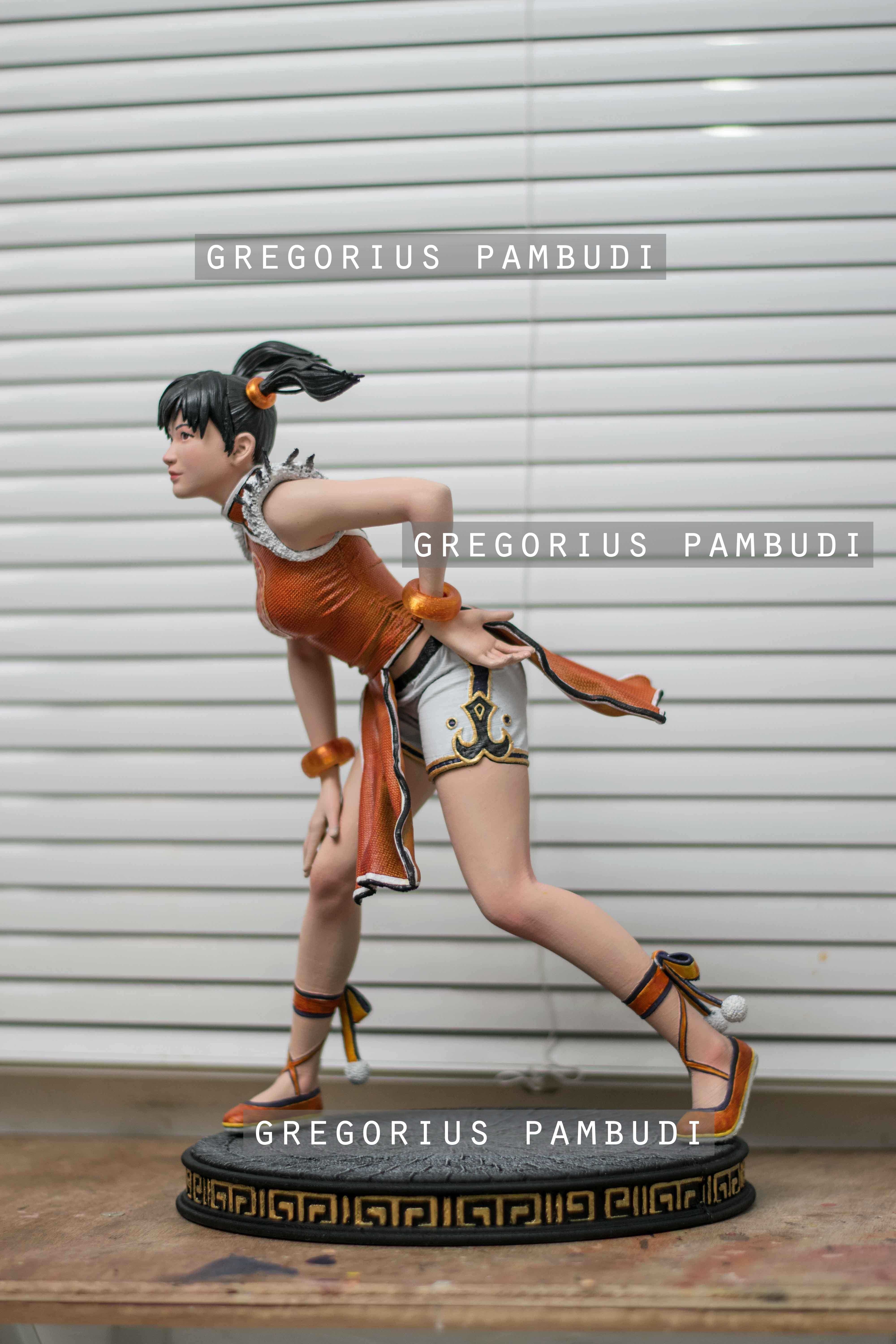 Ling Xiaoyu Tekken Fan Art Statue 3d Printable 3D print model_4