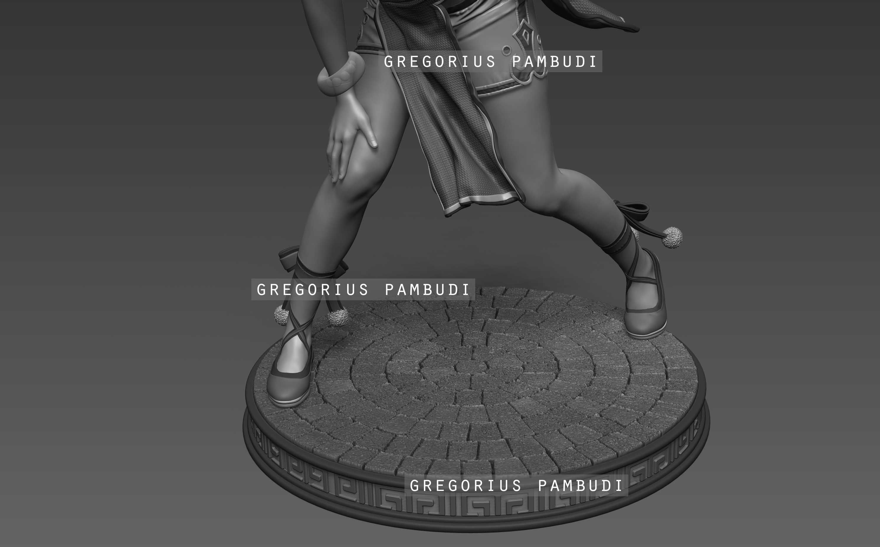 Ling Xiaoyu Tekken Fan Art Statue 3d Printable 3D print model_22
