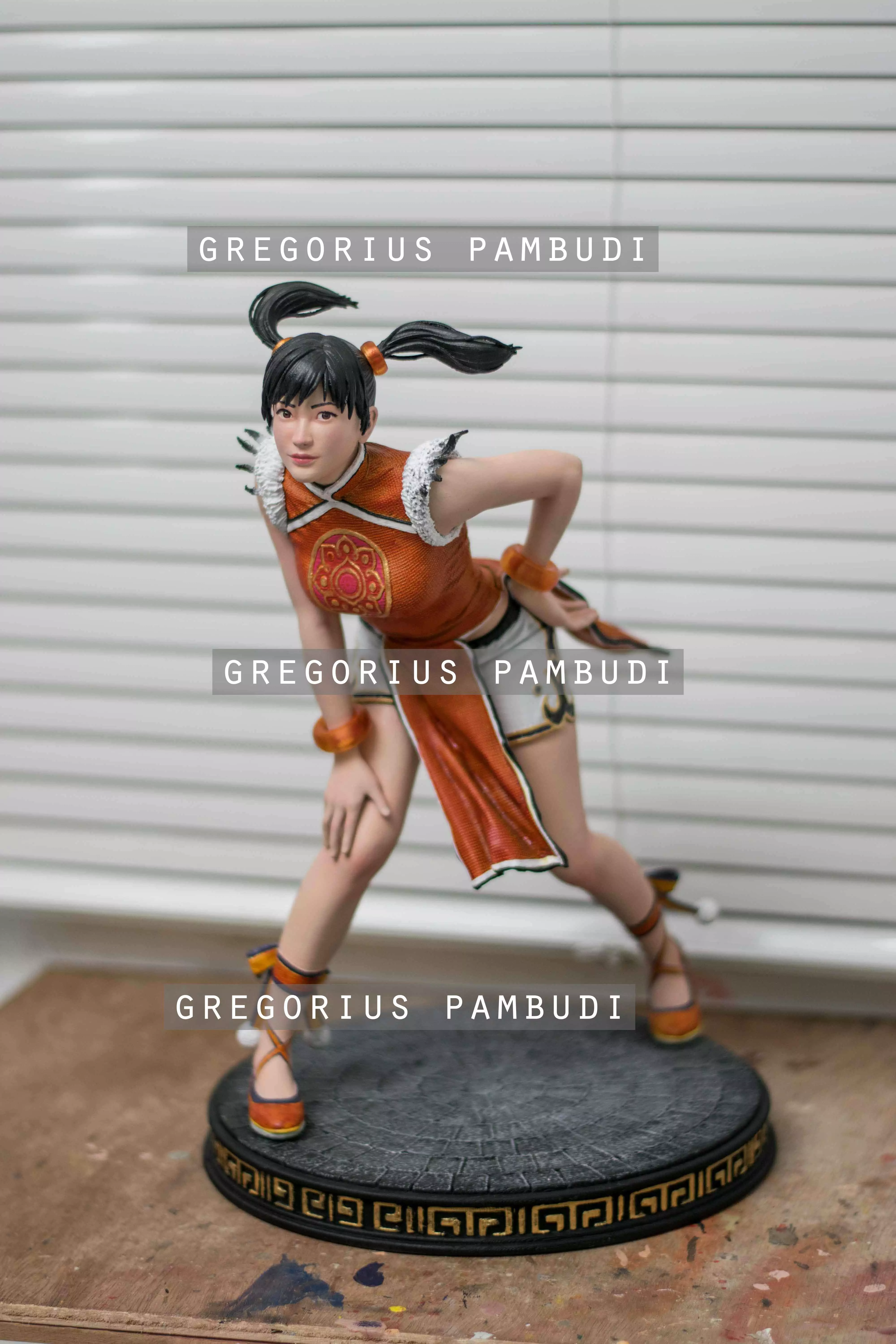 Ling Xiaoyu Tekken Fan Art Statue 3d Printable 3D print model_0