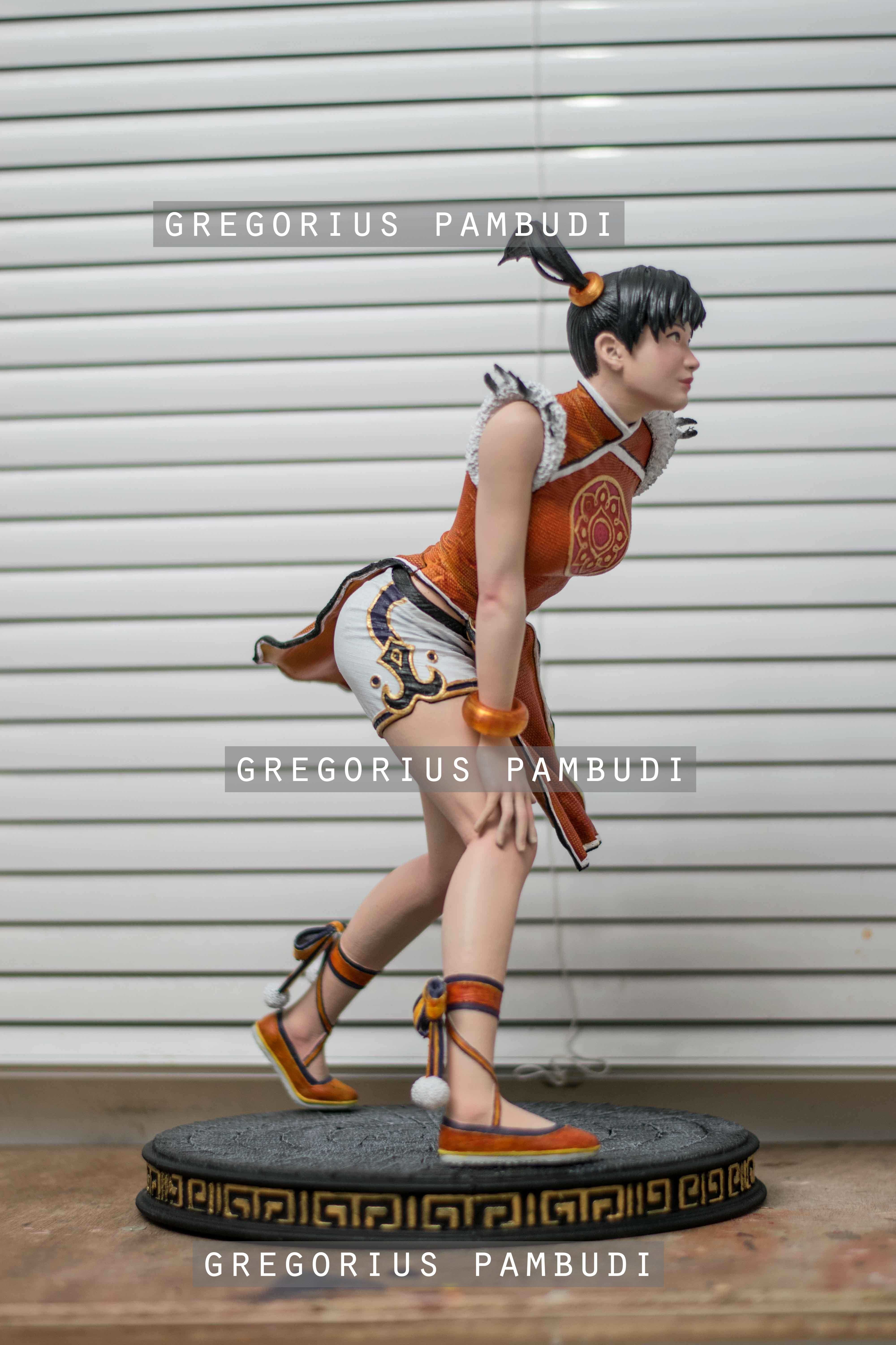 Ling Xiaoyu Tekken Fan Art Statue 3d Printable 3D print model_6