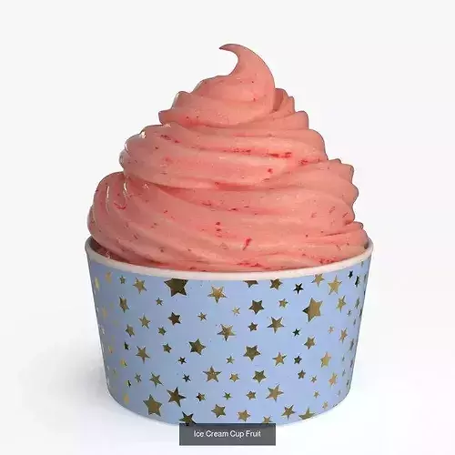 Ice Cream Cup Collection 3D Model Pack 5
