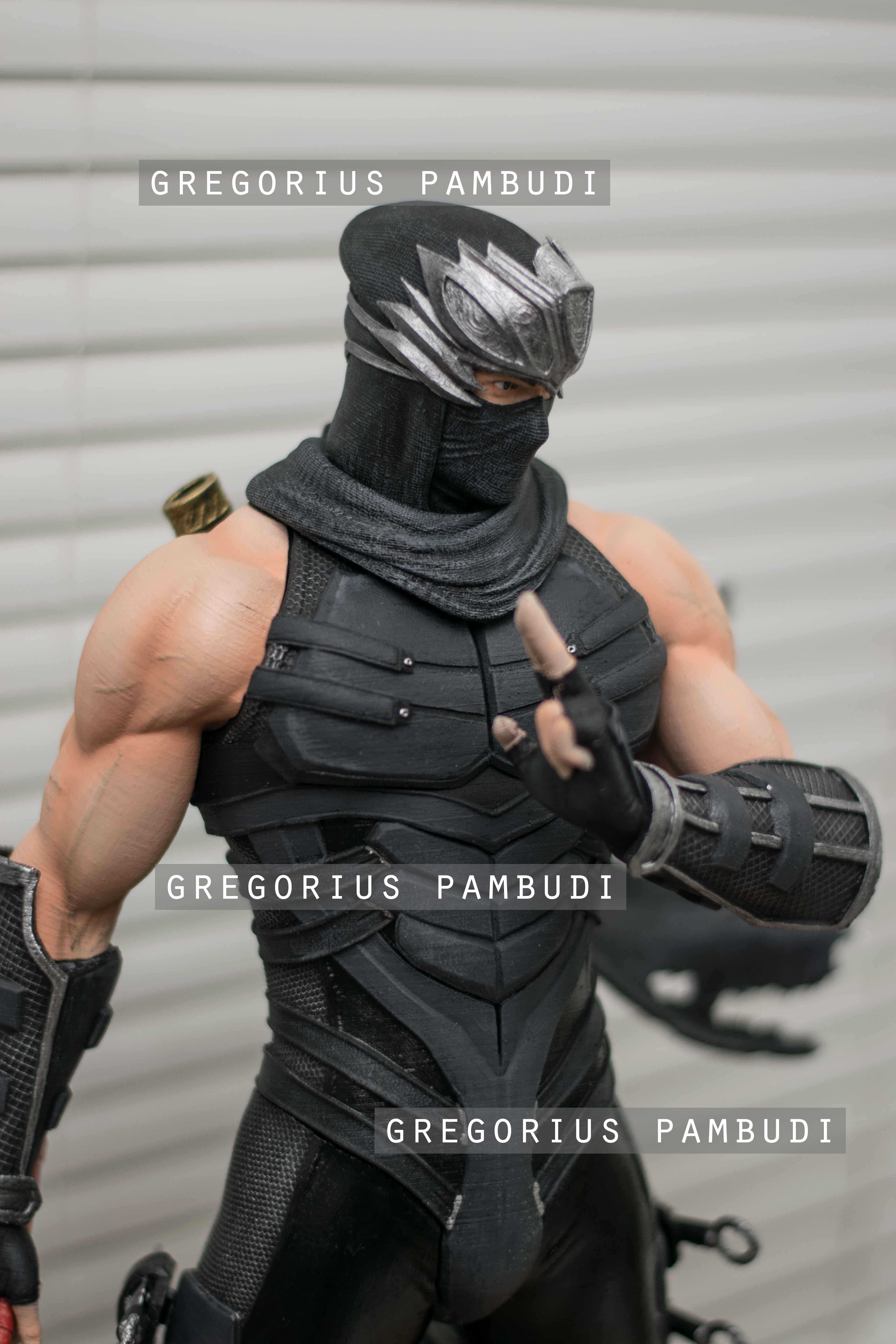 Ryu Hayabusa Ninja Gaiden Fan Art Statue 3d Printable 3D print model_9