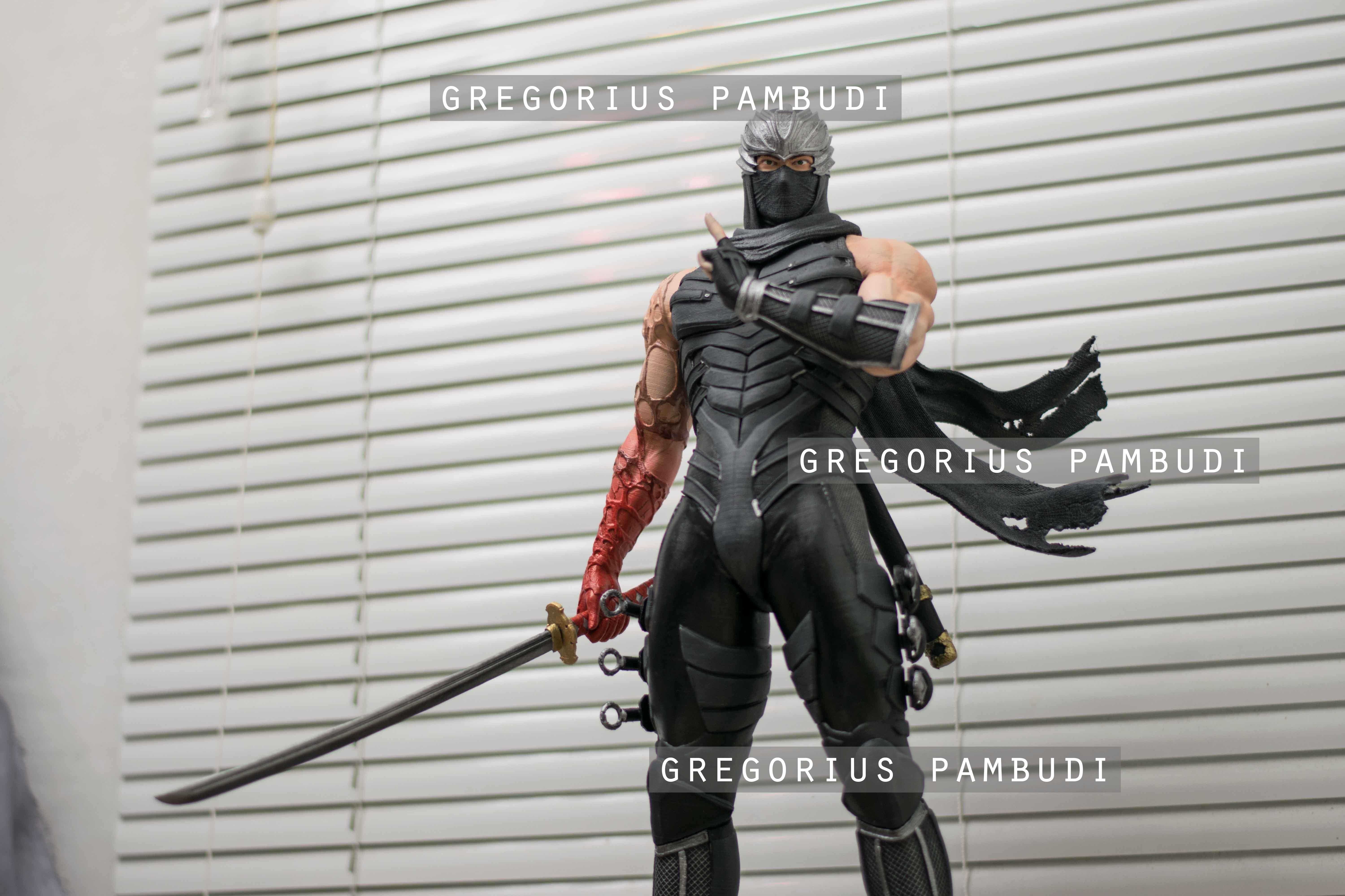 Ryu Hayabusa Ninja Gaiden Fan Art Statue 3d Printable 3D print model_13