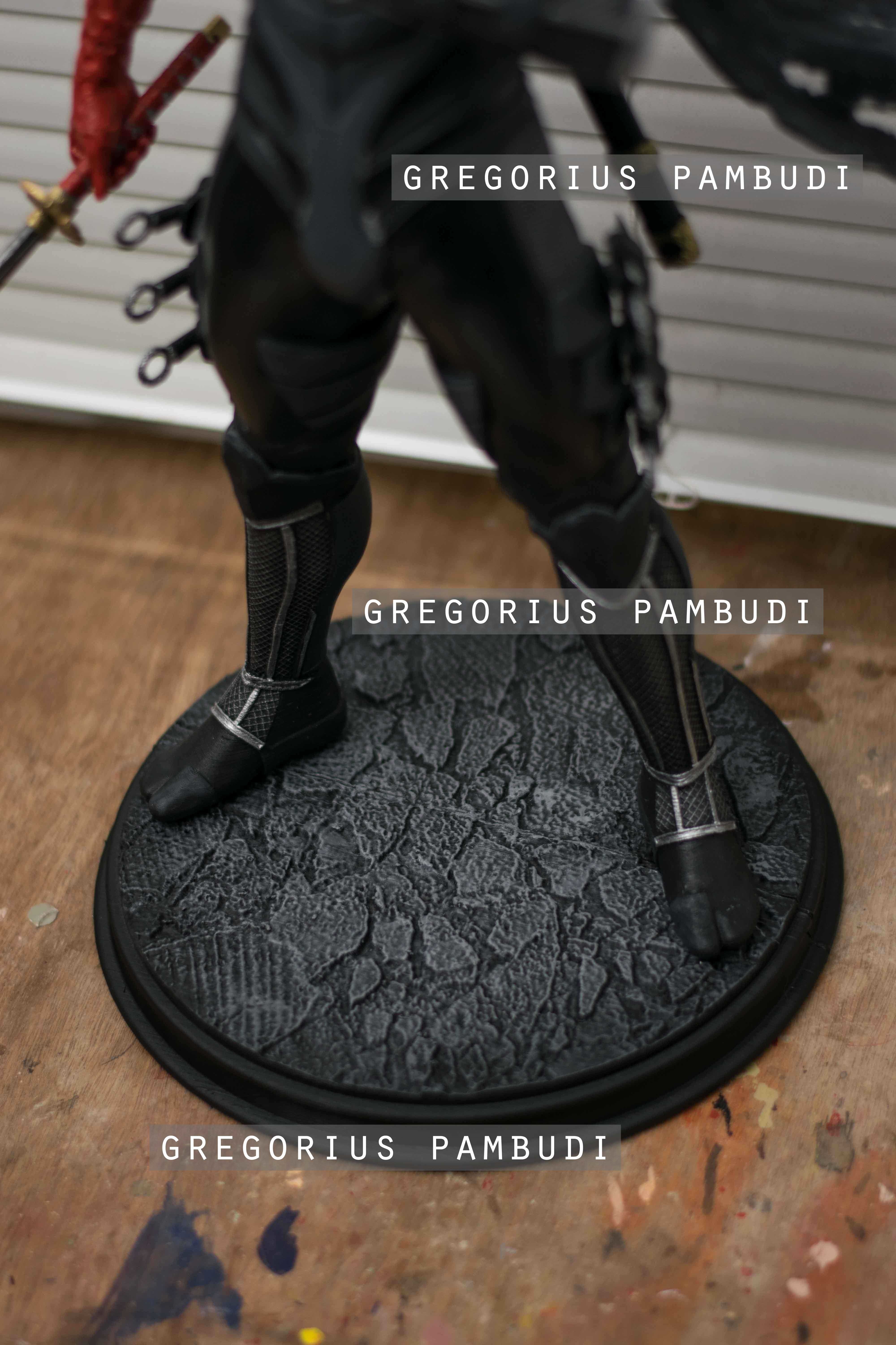Ryu Hayabusa Ninja Gaiden Fan Art Statue 3d Printable 3D print model_14