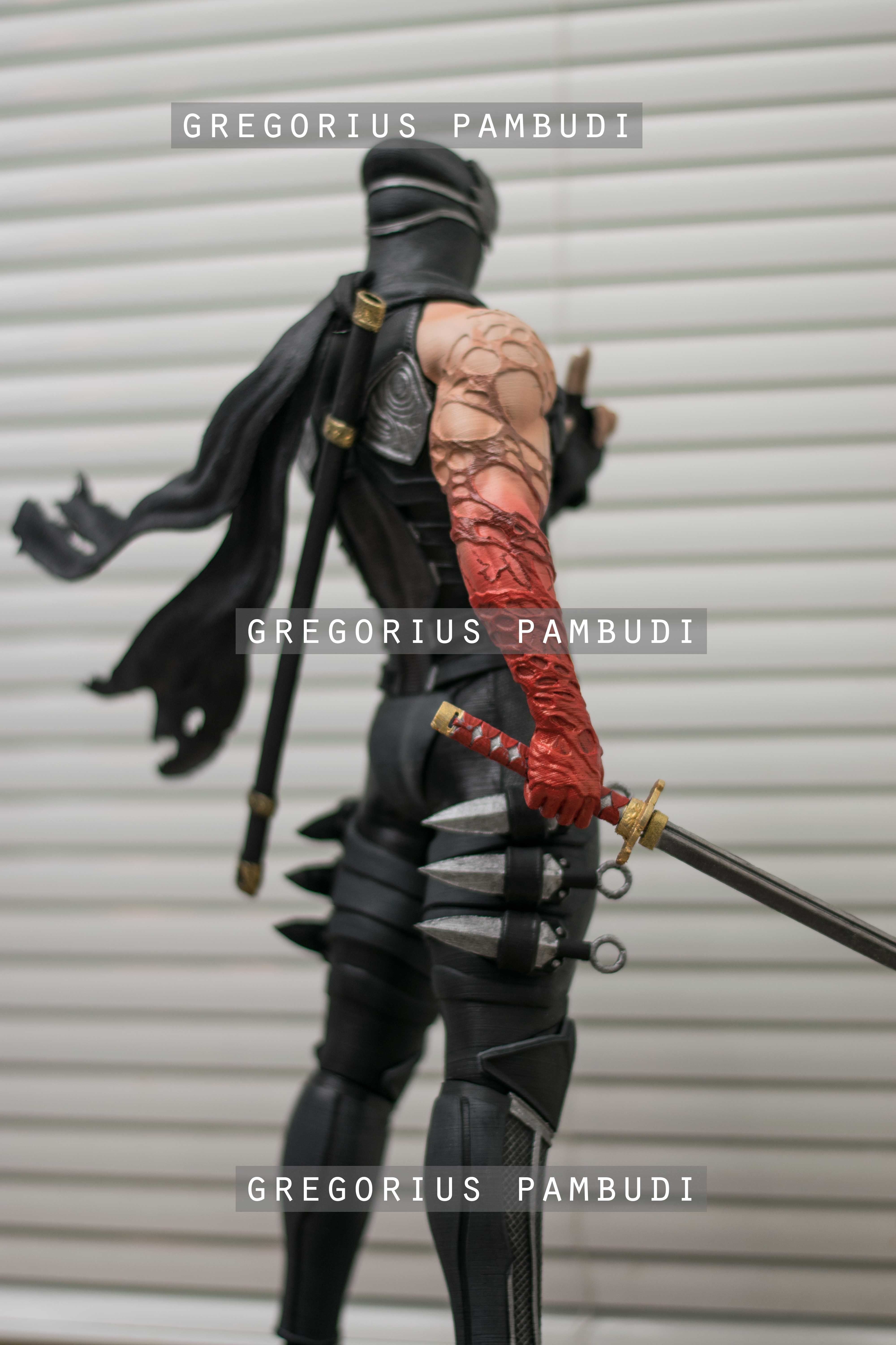 Ryu Hayabusa Ninja Gaiden Fan Art Statue 3d Printable 3D print model_11