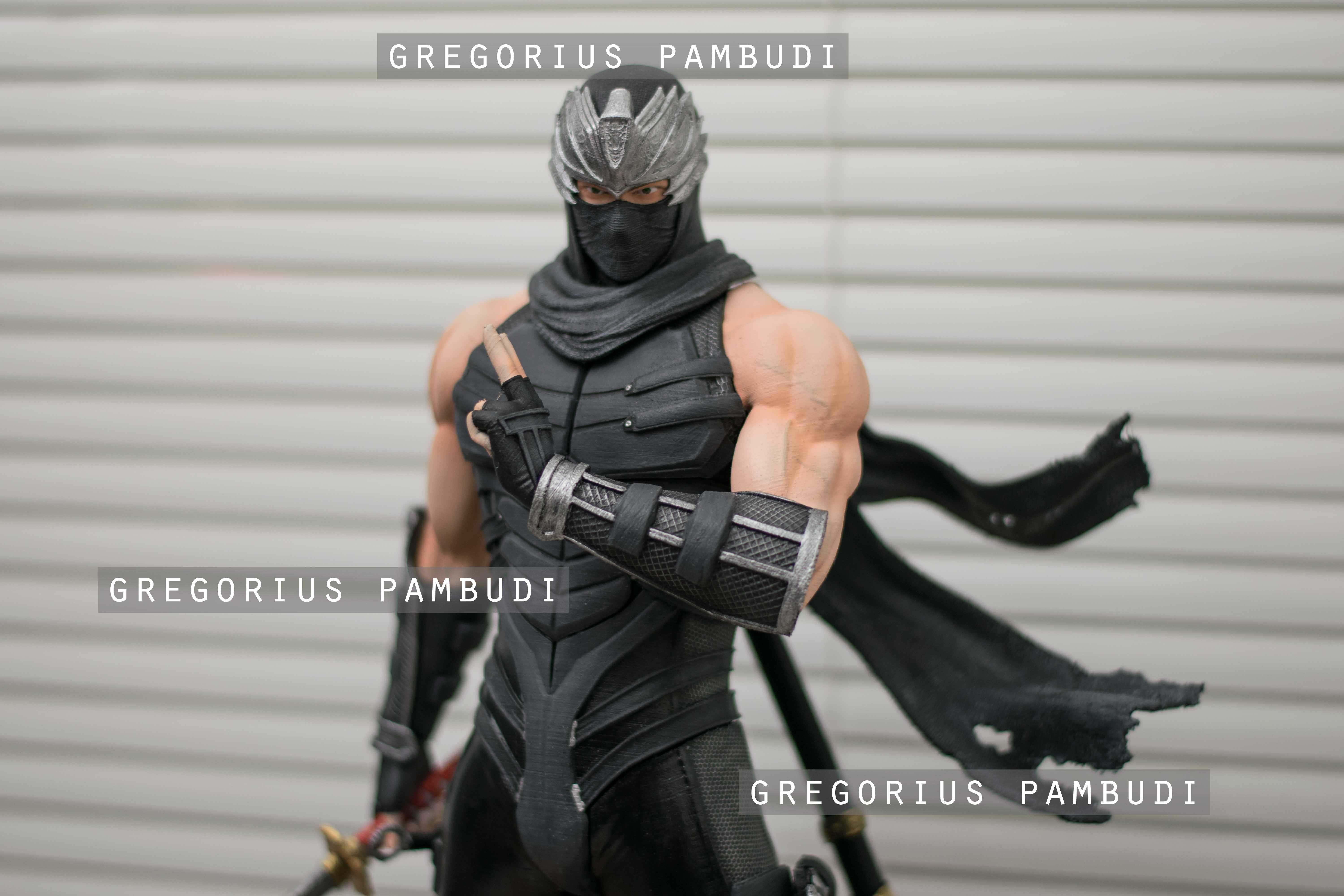 Ryu Hayabusa Ninja Gaiden Fan Art Statue 3d Printable 3D print model_8