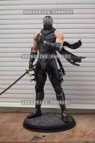 Ryu Hayabusa Ninja Gaiden Fan Art Statue 3d Printable 3D print model
