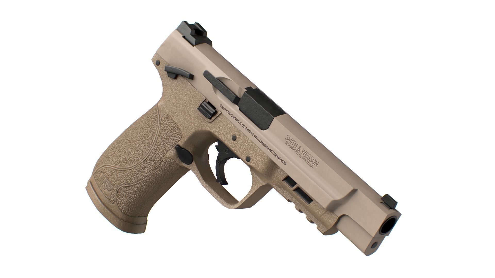 MP 40 Low-poly 3D model_3