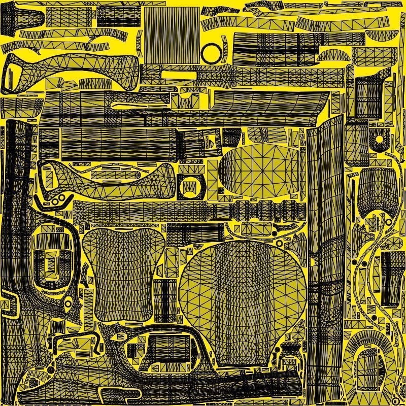 MP 40 Low-poly 3D model_6