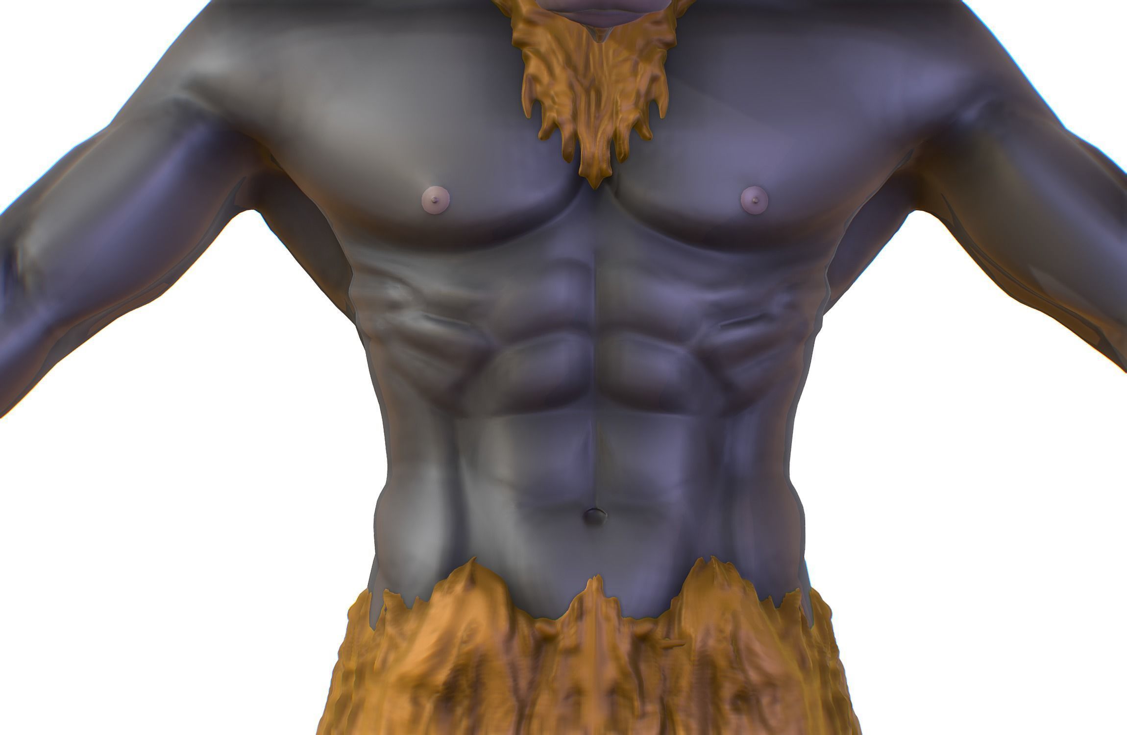 High Poly Creature Minotaur Monster 3D model_12