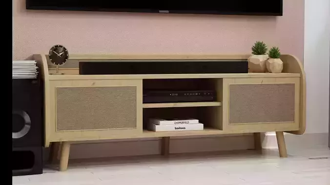 Wooden Tv Unit