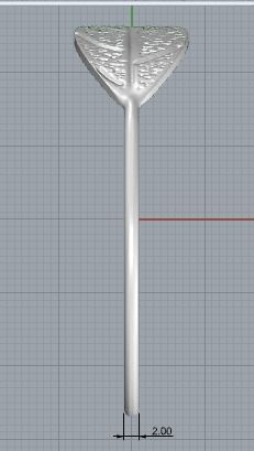 Leaf bracelet 630 3D print model_7